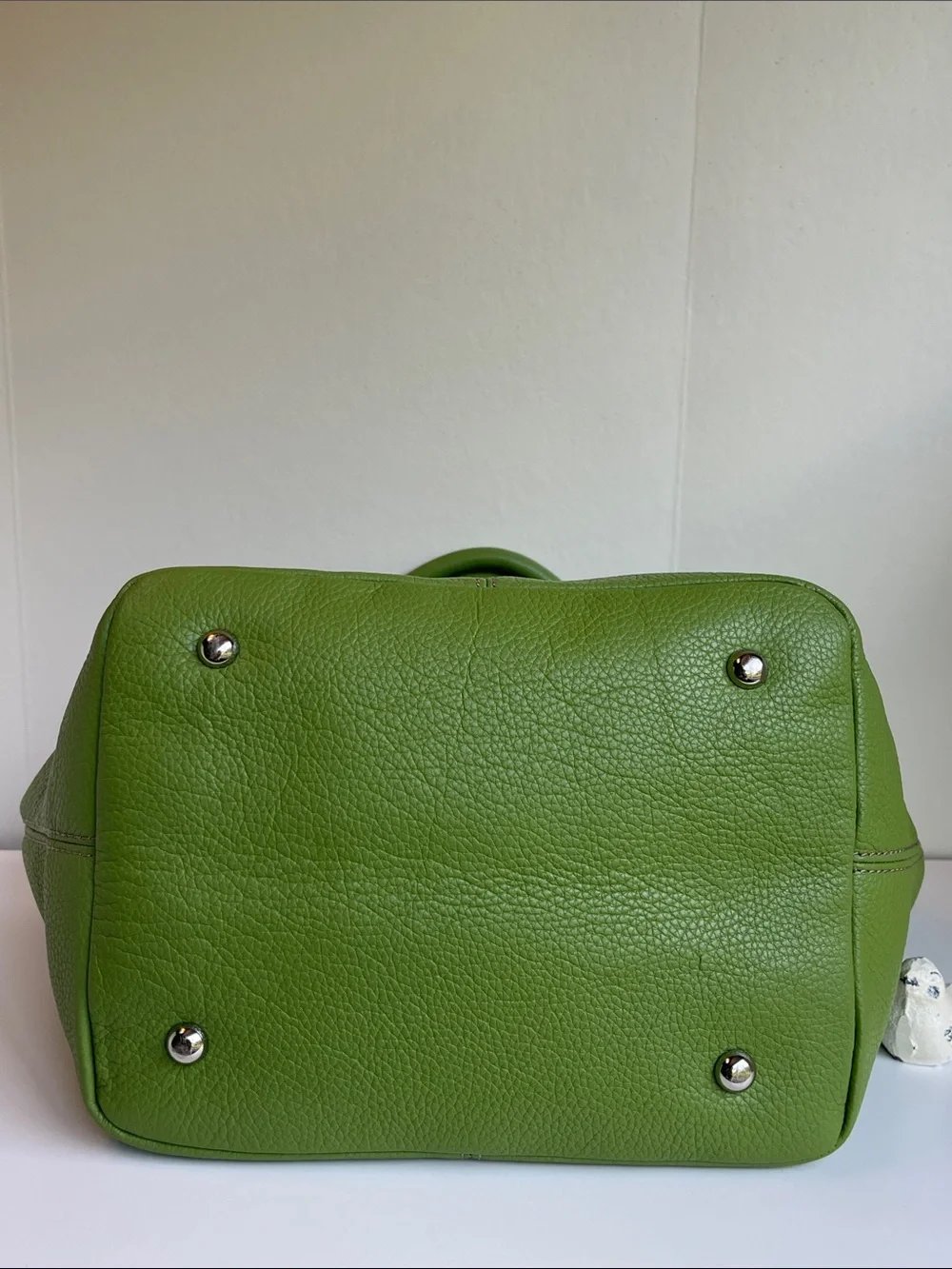Tignanello Green Genuine Leather Handbag